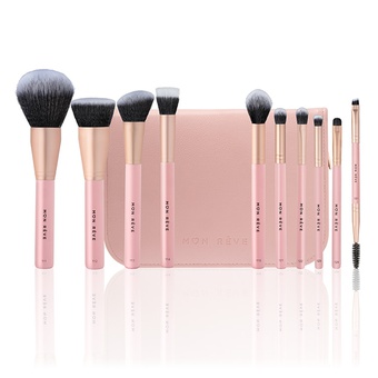 SET DE 10 BROCHAS PARA ROSTRO Y OJOS