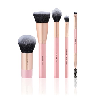 SET DE 5 BROCHAS PARA ROSTRO Y OJOS